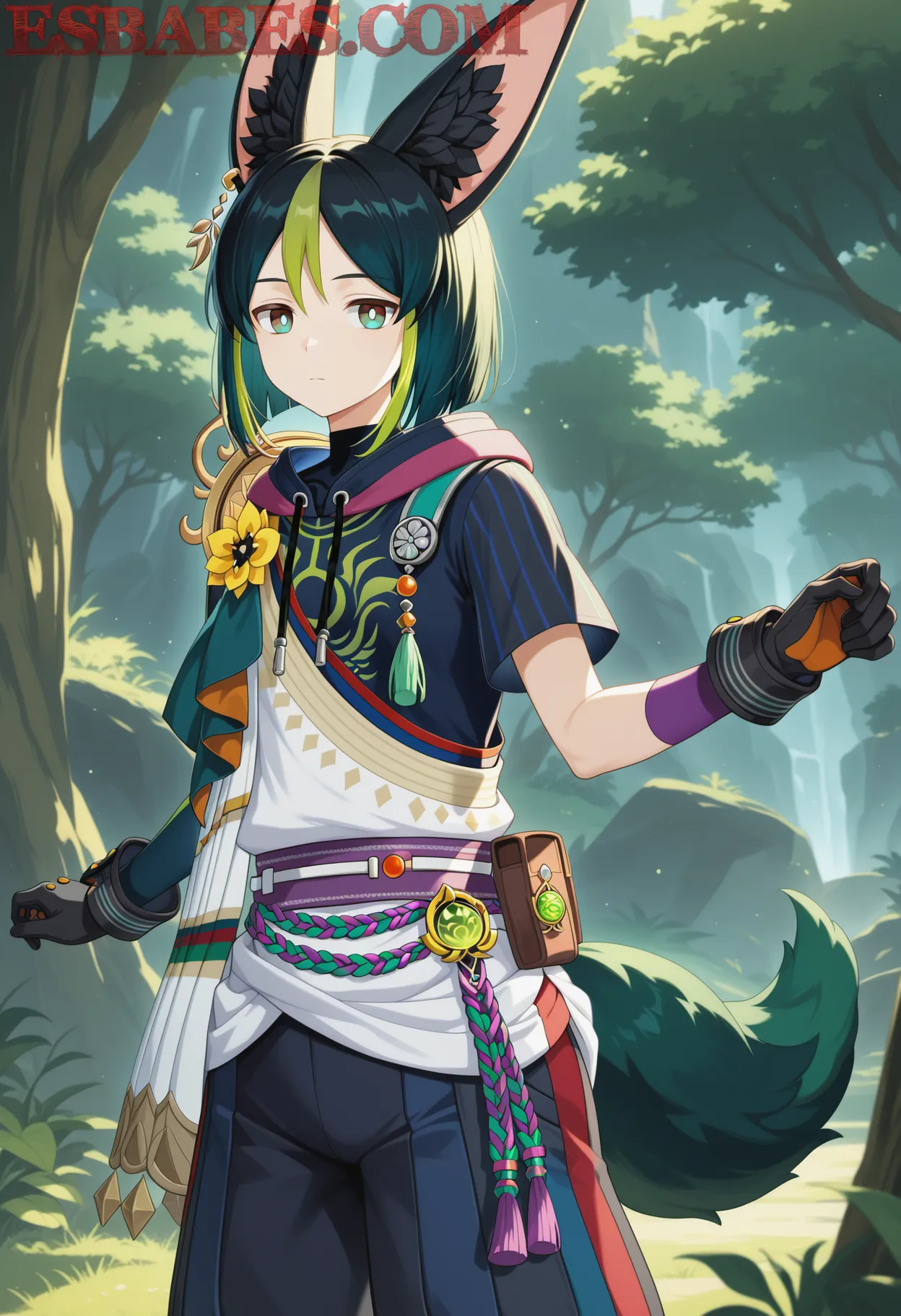 Arte ilustración increíble de Mashle Manga Anime Opening Tokyo Revengers Neon Genesis Evangelion generado por IA