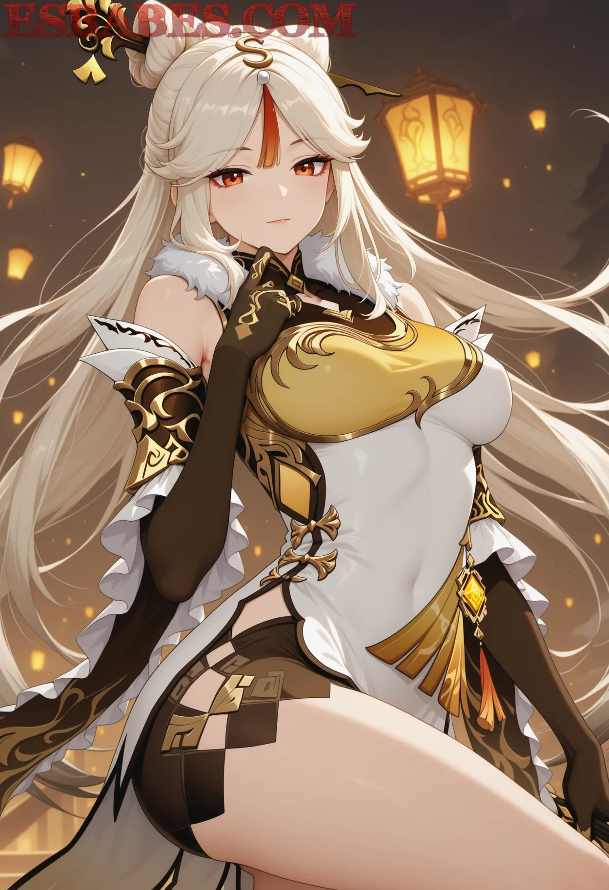 Arte ilustración increíble de Mashle Manga Seinen Oppai Reverse Harem generado por IA