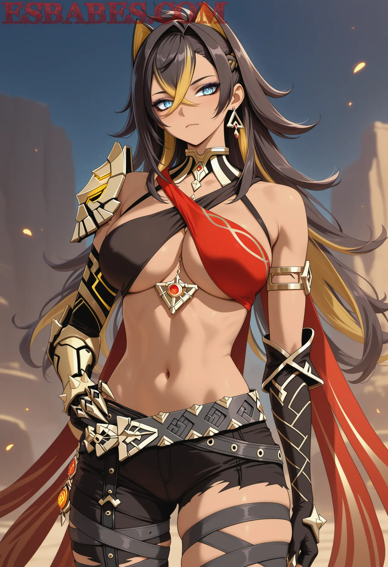 Arte ilustración increíble de My Hero Academia Manga Crunchyroll Anime Expo Gojo Satoru generado por IA