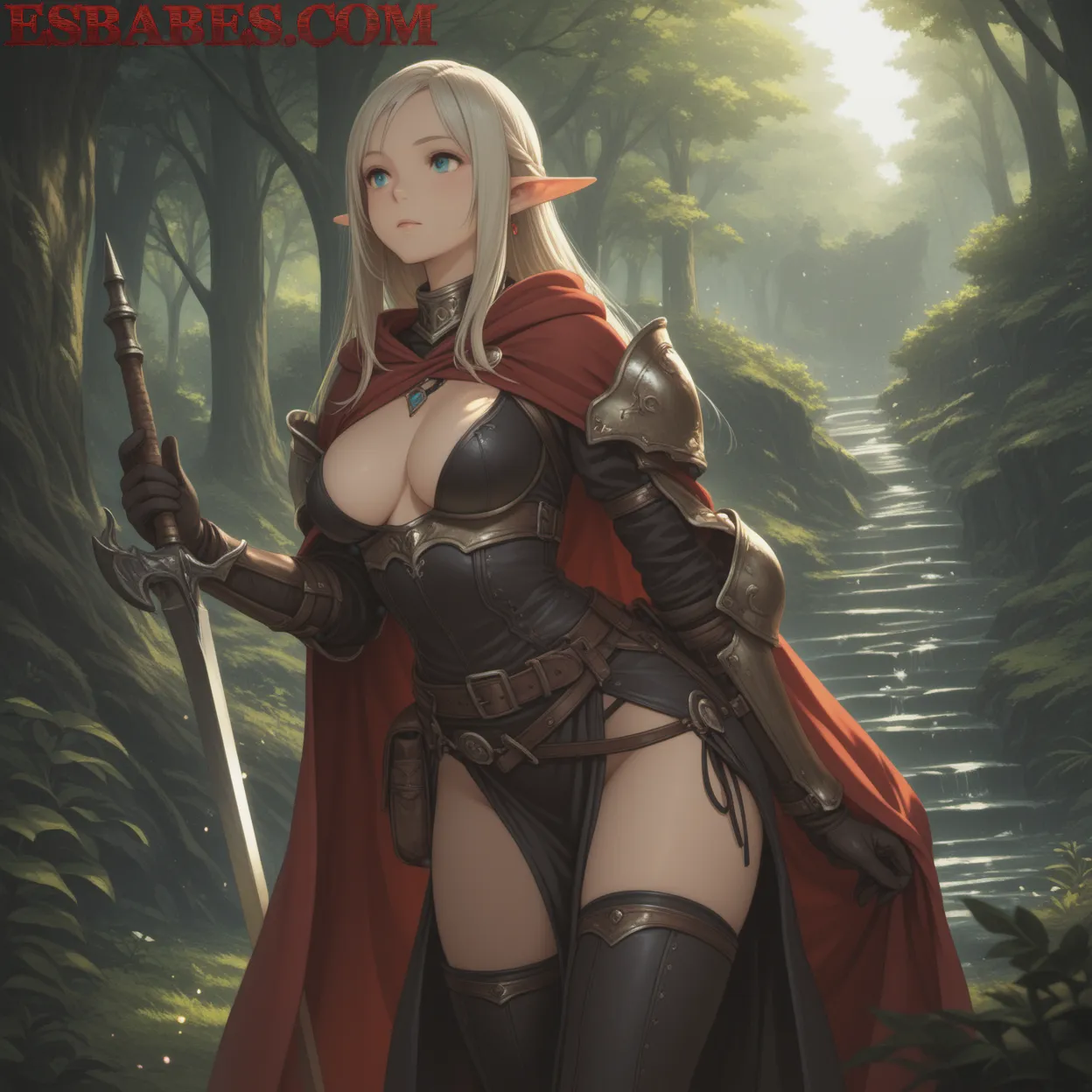 Arte ilustración increíble de My Hero Academia Seinen Anime Trailer Tentacle Maid generado por IA