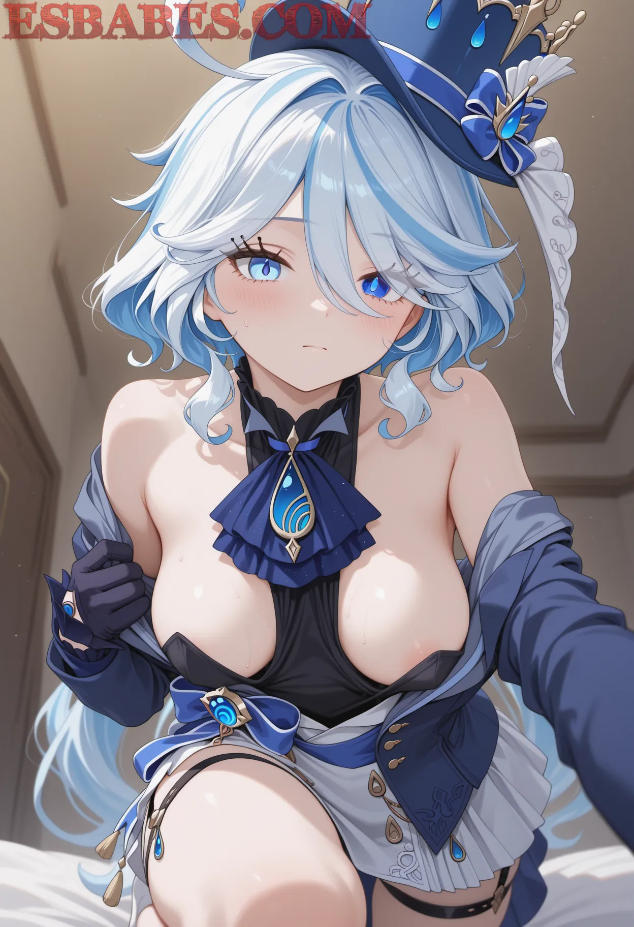 Arte ilustración increíble de Naruto Cowboy Bebop Bishoujo Shotacon Maid generado por IA