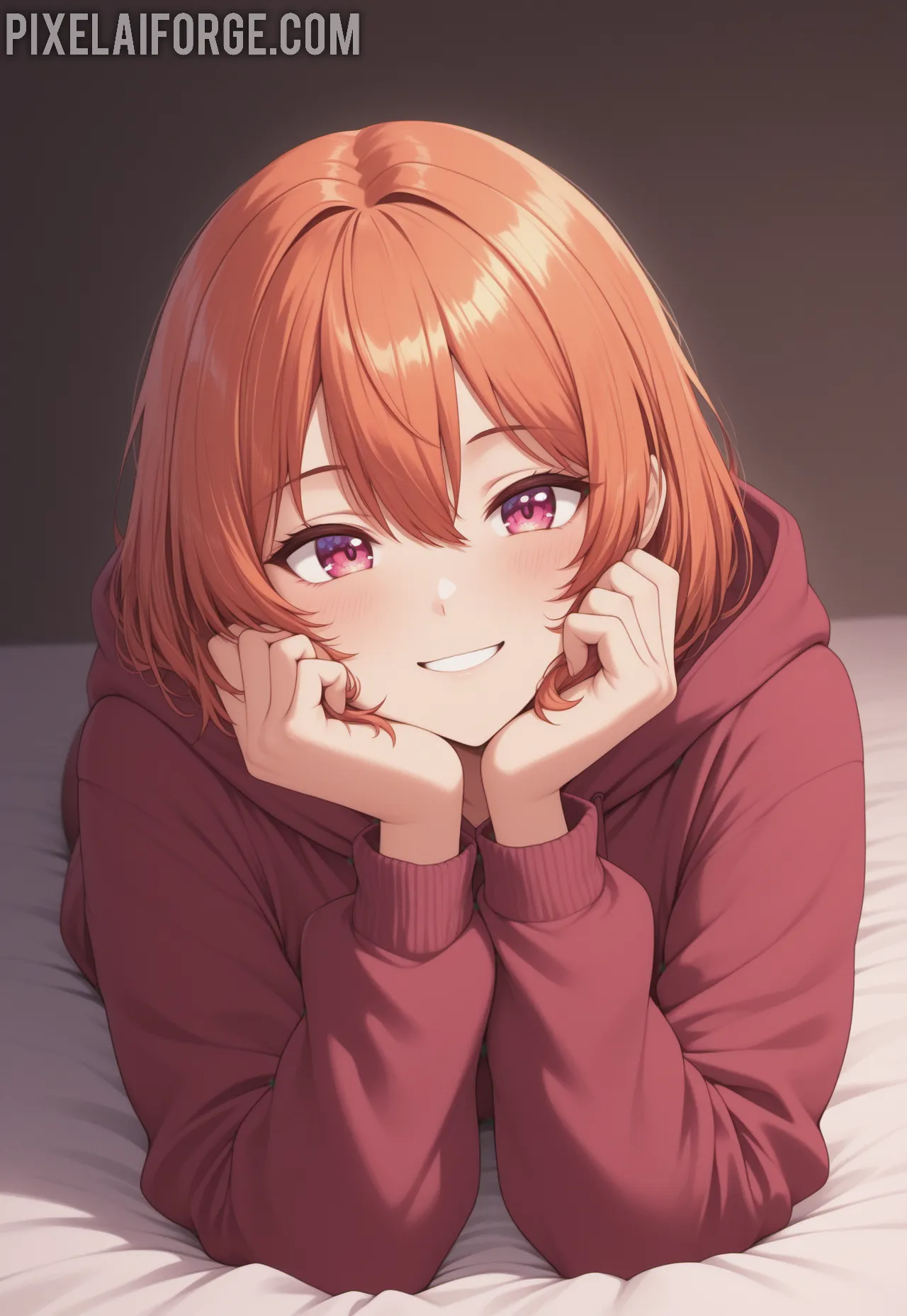 Arte ilustración increíble de Rubia Milf Sydney Hail Follando Rico En El Vestuario generado por IA