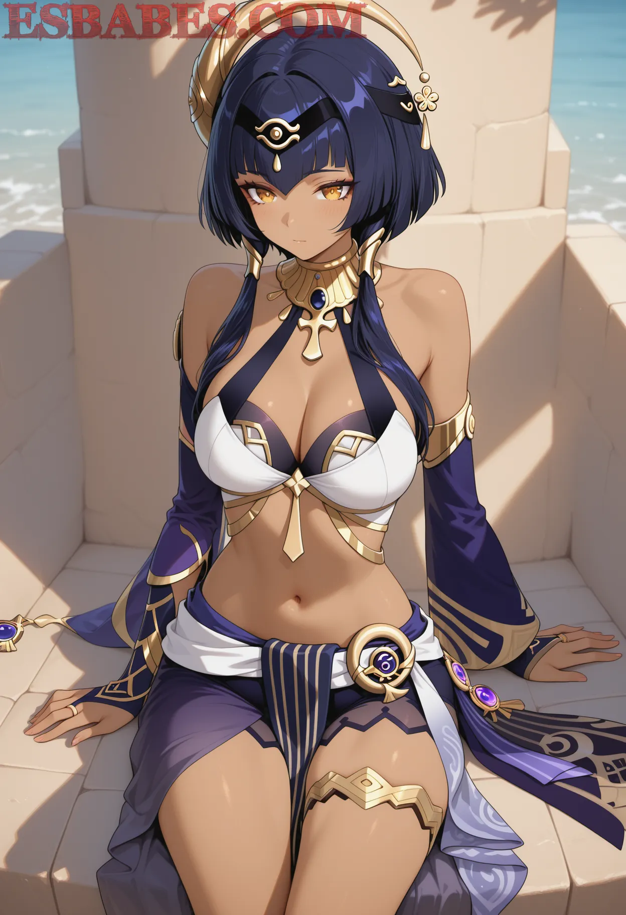 Arte ilustración increíble de Solo Leveling Mashle Frieren Top Anime Eroge generado por IA