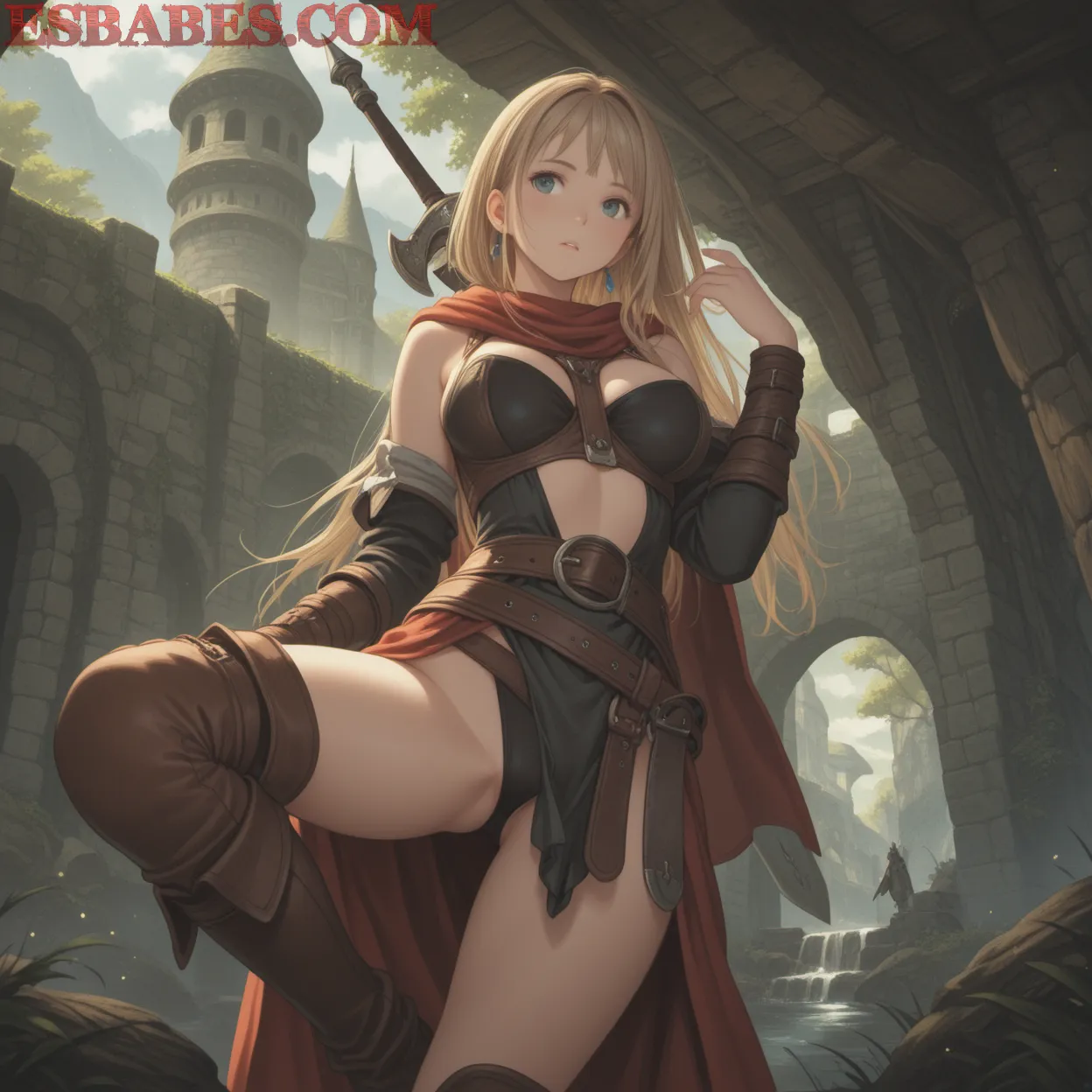 Arte ilustración increíble de Witch Hat Atelier Attack On Titan Anime Reviews Reverse Harem Tsundere generado por IA