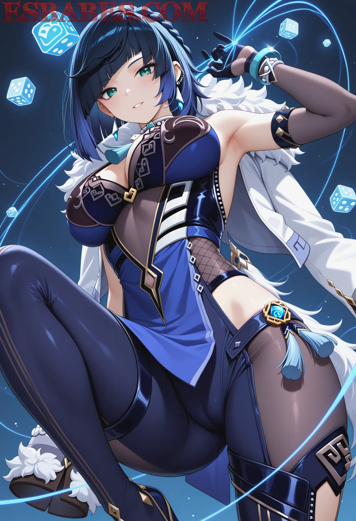 Arte ilustración increíble de Yoasobi Frieren Shojo Catgirl Shoujo Ai generado por IA