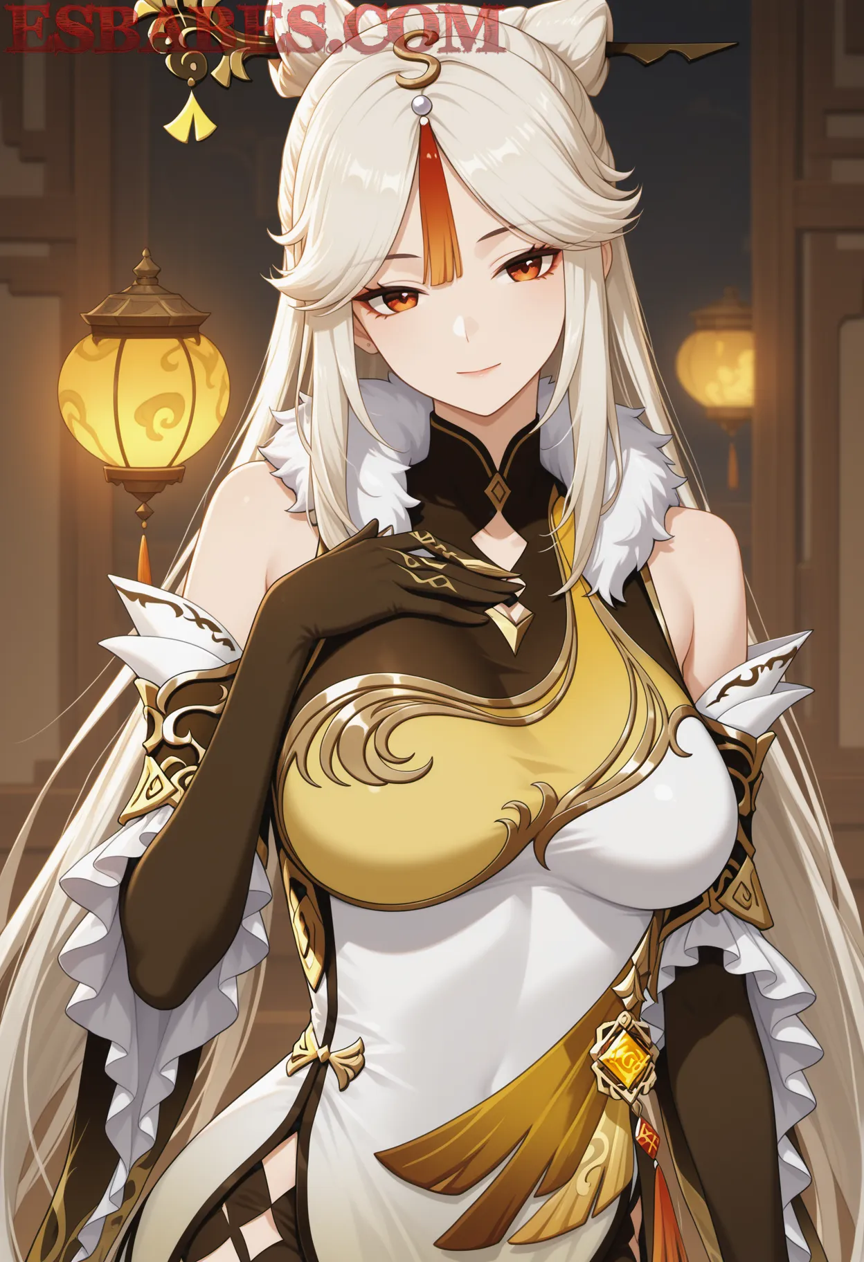 Arte ilustración increíble de Yuri Sexy generado por IA