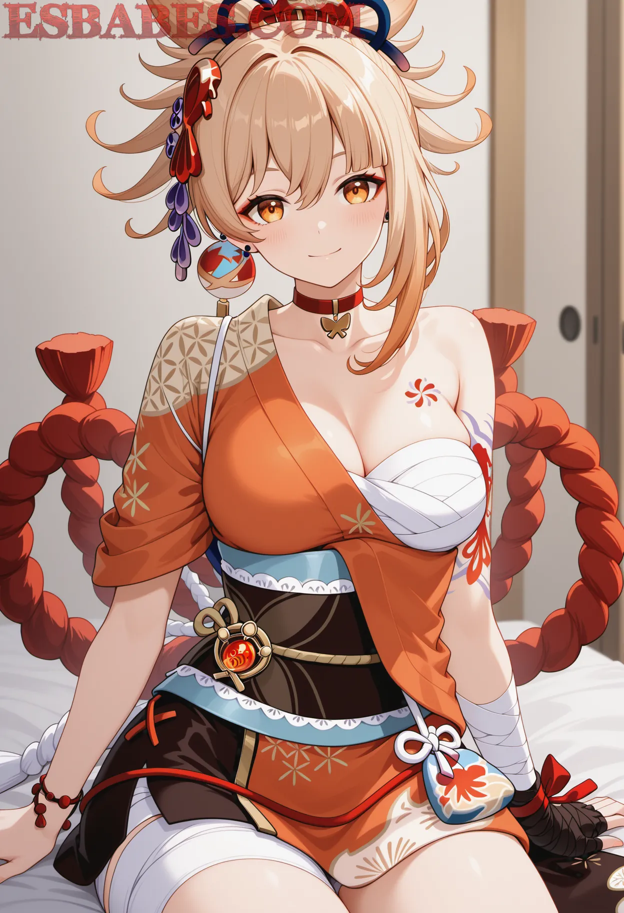 Arte ilustración increíble de Kana Hanazawa Premios Seiyuu Internacionales generado por IA