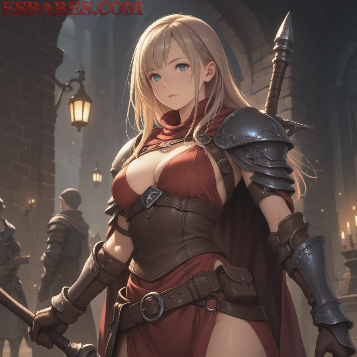 Arte ilustración increíble de Chica De Tetas generado por IA