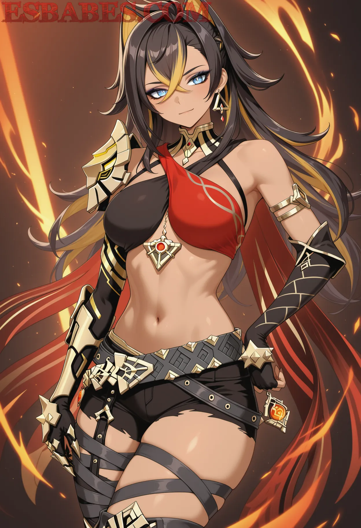 Arte ilustración increíble de Gordas Y Hermosas Curvas Al Descubierto generado por IA