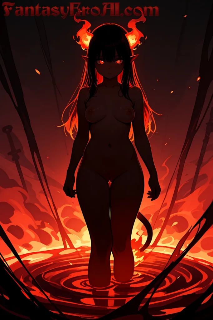 Demonía Ardiente en Laberinto de Sombras Sensuales