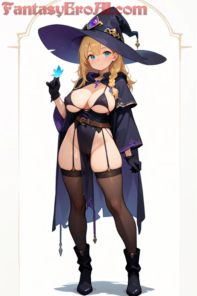 Guerrera Bruja en Castillo de Sombras Encantadas