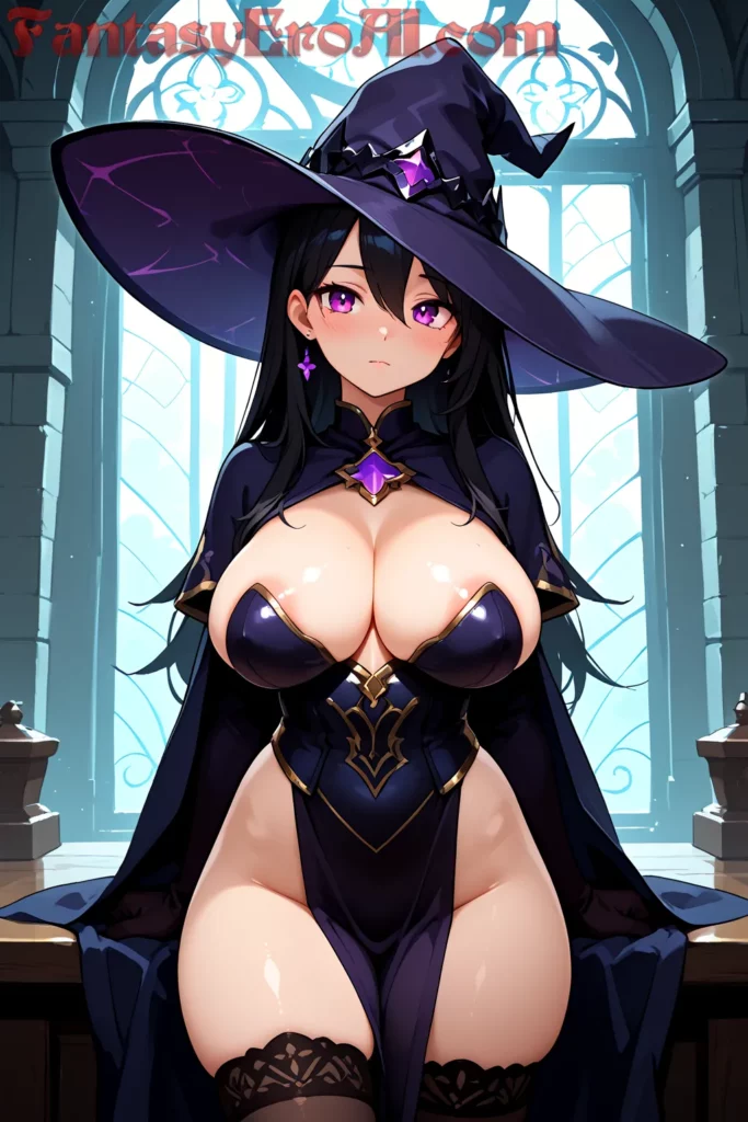 Guerrera Bruja en Castillo de Sombras Encantadas