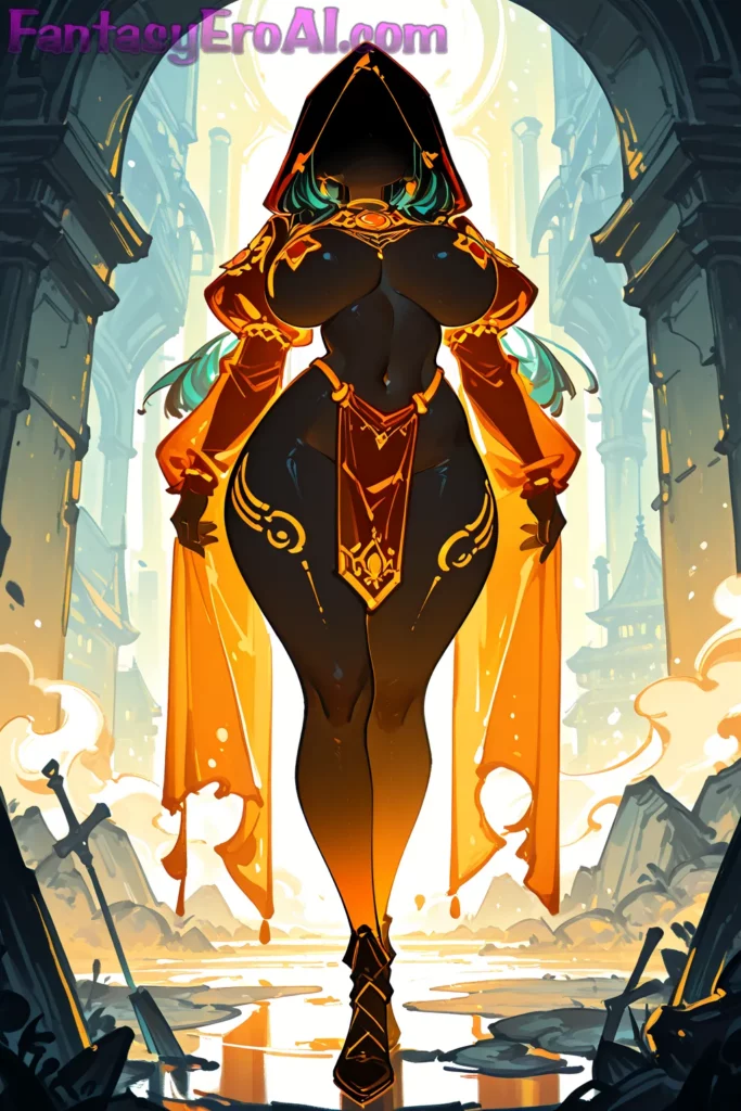 Guerrera Demoníaca en Fortaleza de Lava Mágica