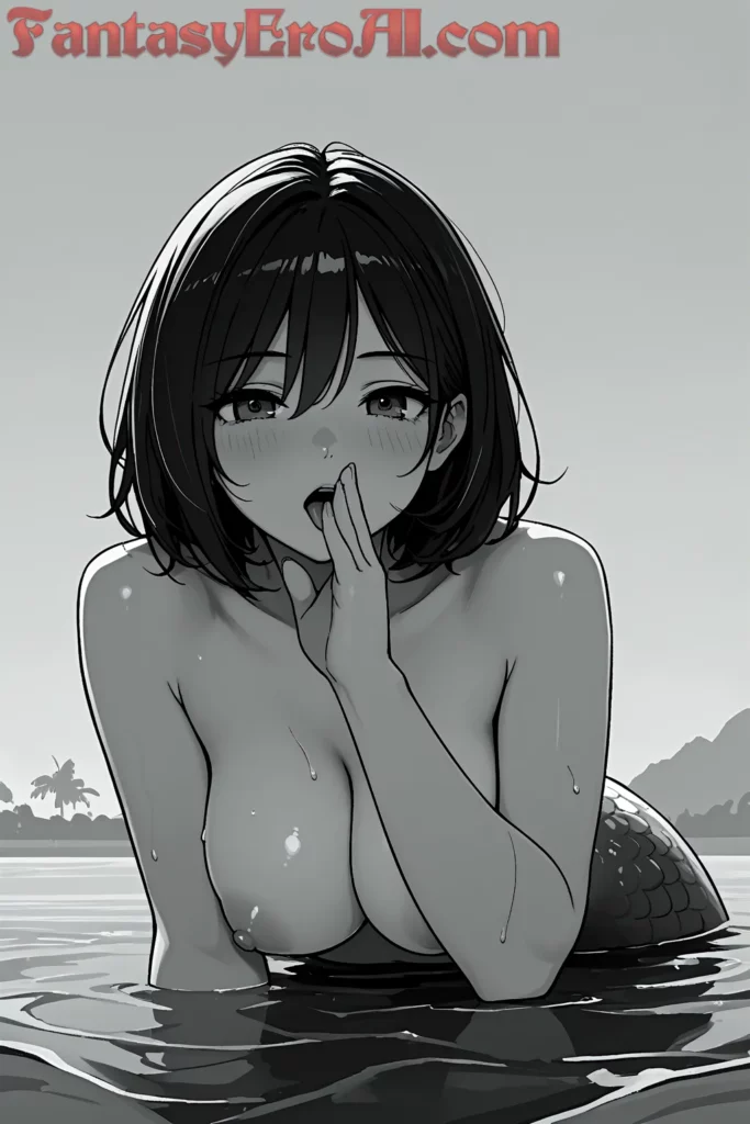 Sirena Hipnótica en Bahía de Conchas Susurrantes