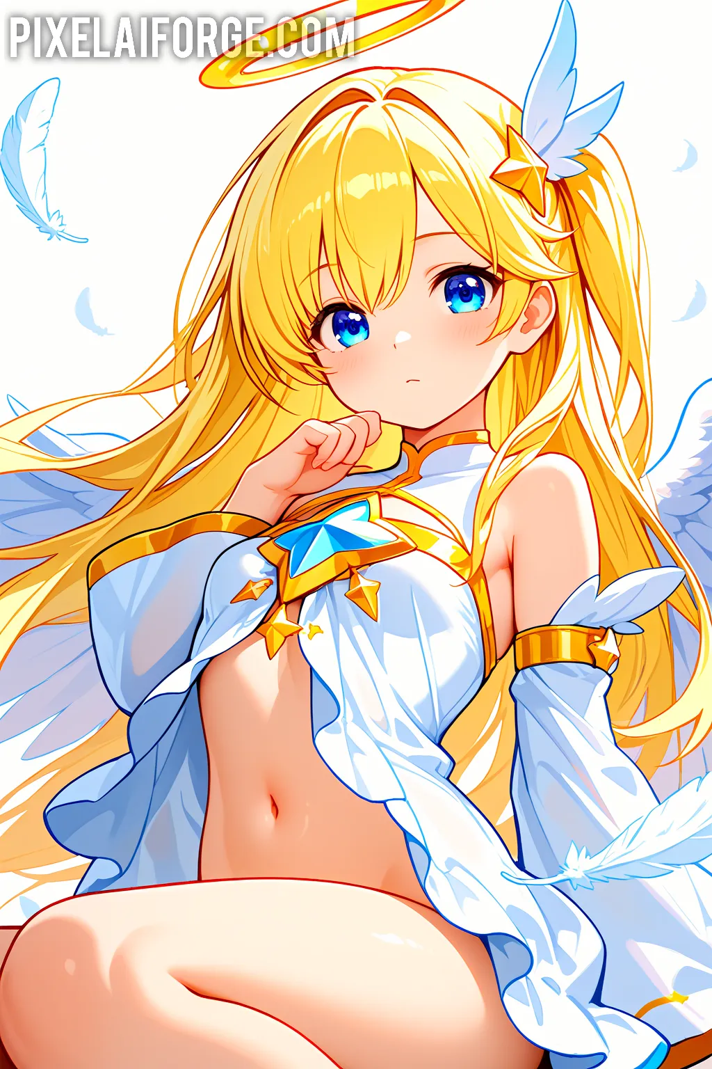 Arte hentai ilustración increíble de Acampar En Madrid generado por IA