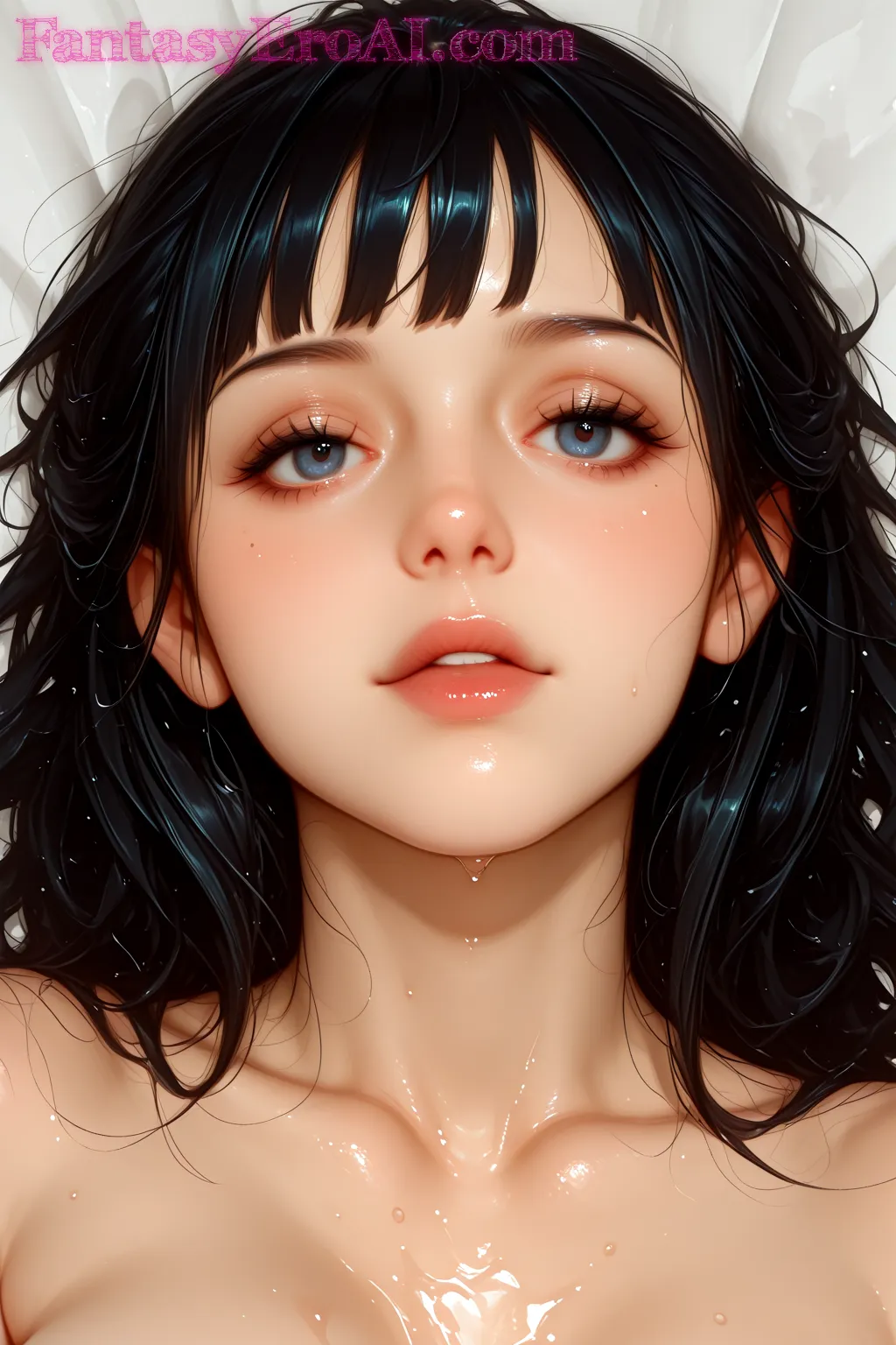 Arte hentai ilustración increíble de Ai Guerrera Cautivadora generado por IA