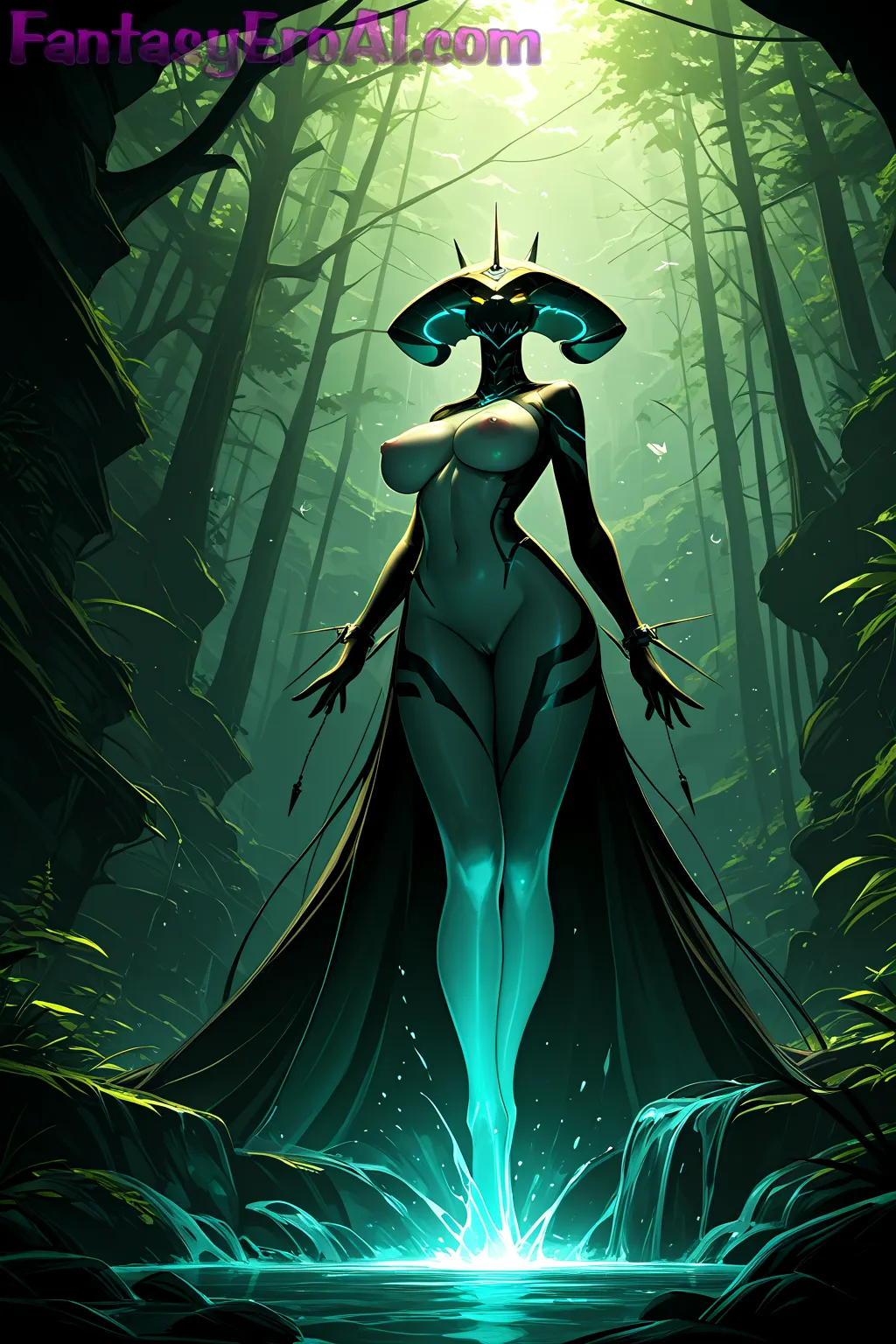 Arte hentai ilustración increíble de Aplicaciones Practicas De La Inteligencia Artificial generado por IA