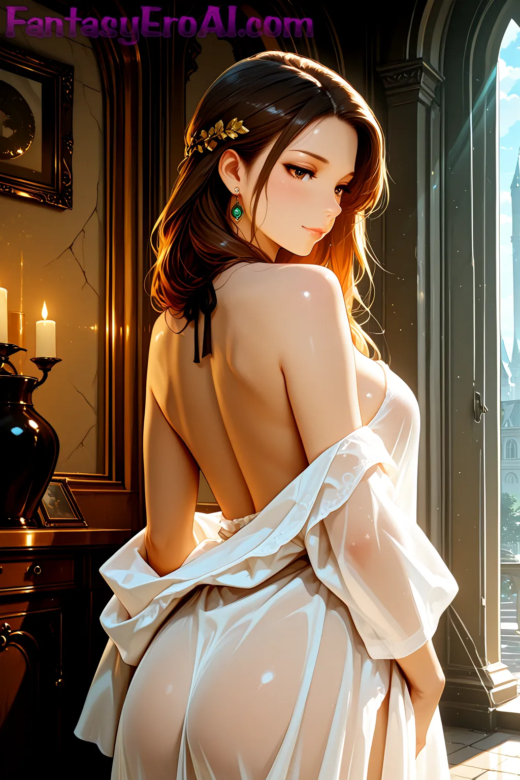 Arte hentai ilustración increíble de Bitcoin Llegara 400 000 generado por IA