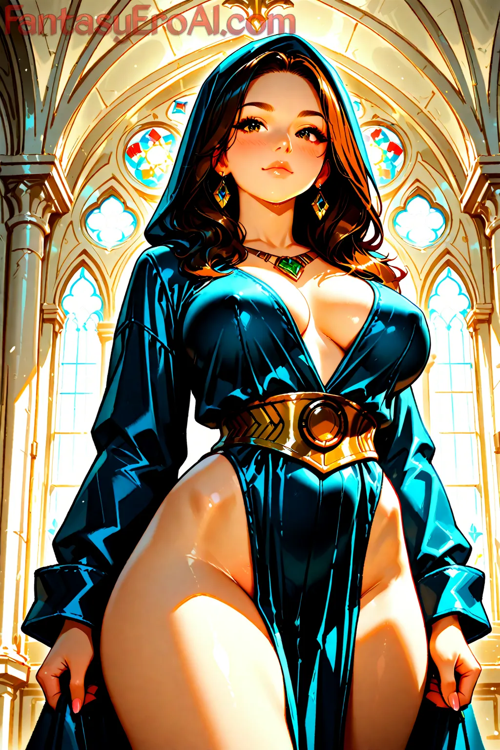 Arte hentai ilustración increíble de Bloqueo Por Plugin generado por IA