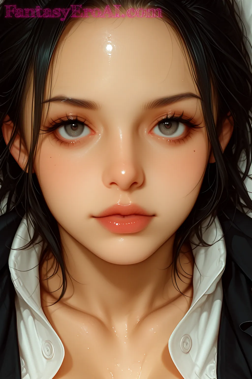 Arte hentai ilustración increíble de Bruja Mistica generado por IA