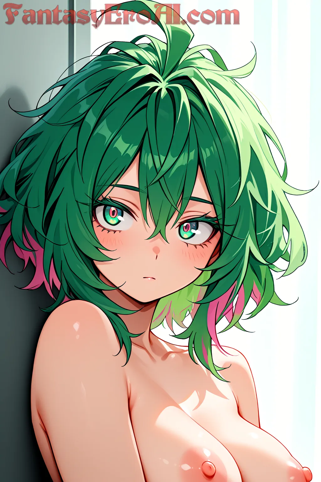 Arte hentai ilustración increíble de Cara Femenina Al Estilo De Selena Gomez Flux 1 Dev generado por IA