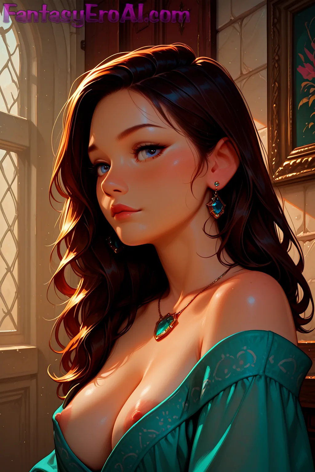 Arte hentai ilustración increíble de Chica Estilo Hollywood Flux 1 Dev Comfyui generado por IA