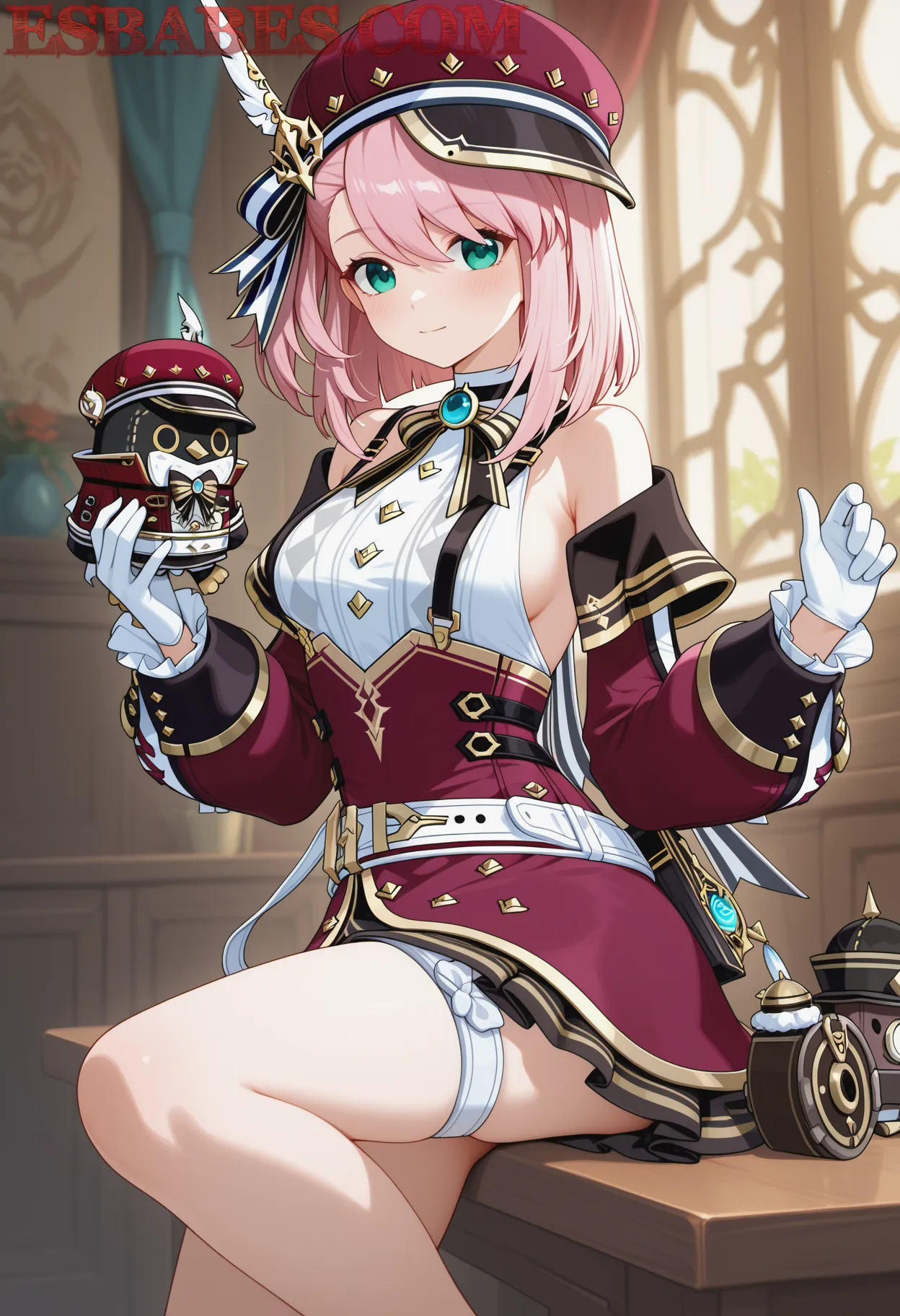 Arte hentai ilustración increíble de Chica Influencer Creada Con Flux 1 Dev generado por IA