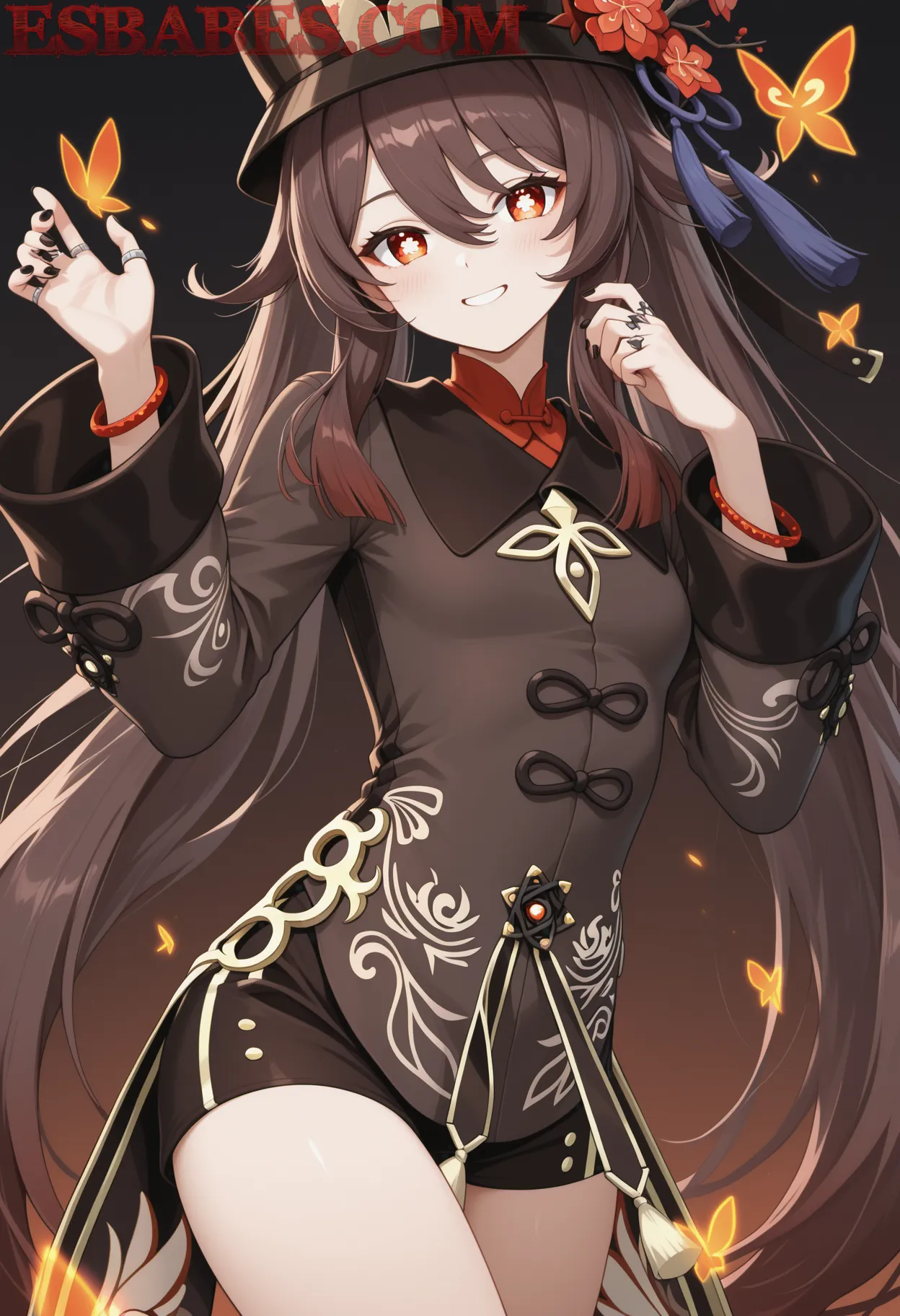 Arte hentai ilustración increíble de Chica Kawaii Creada Con Flux 1 Dev Y Comfyui generado por IA