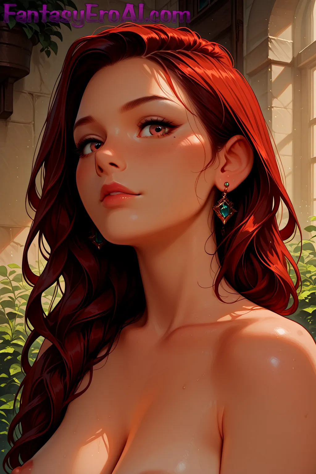 Arte hentai ilustración increíble de Elfa Fantasia Soft generado por IA