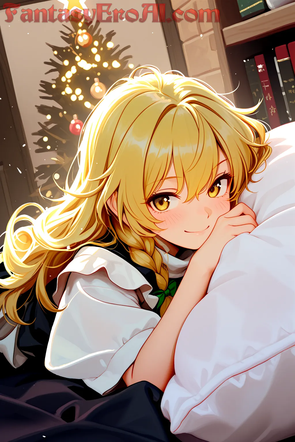 Arte hentai ilustración increíble de Famosas Viernes Tangas generado por IA