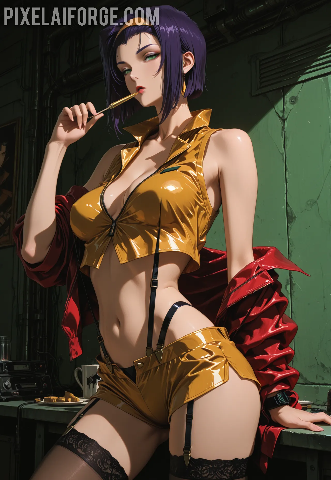 Arte hentai ilustración increíble de Fantasia Digital generado por IA