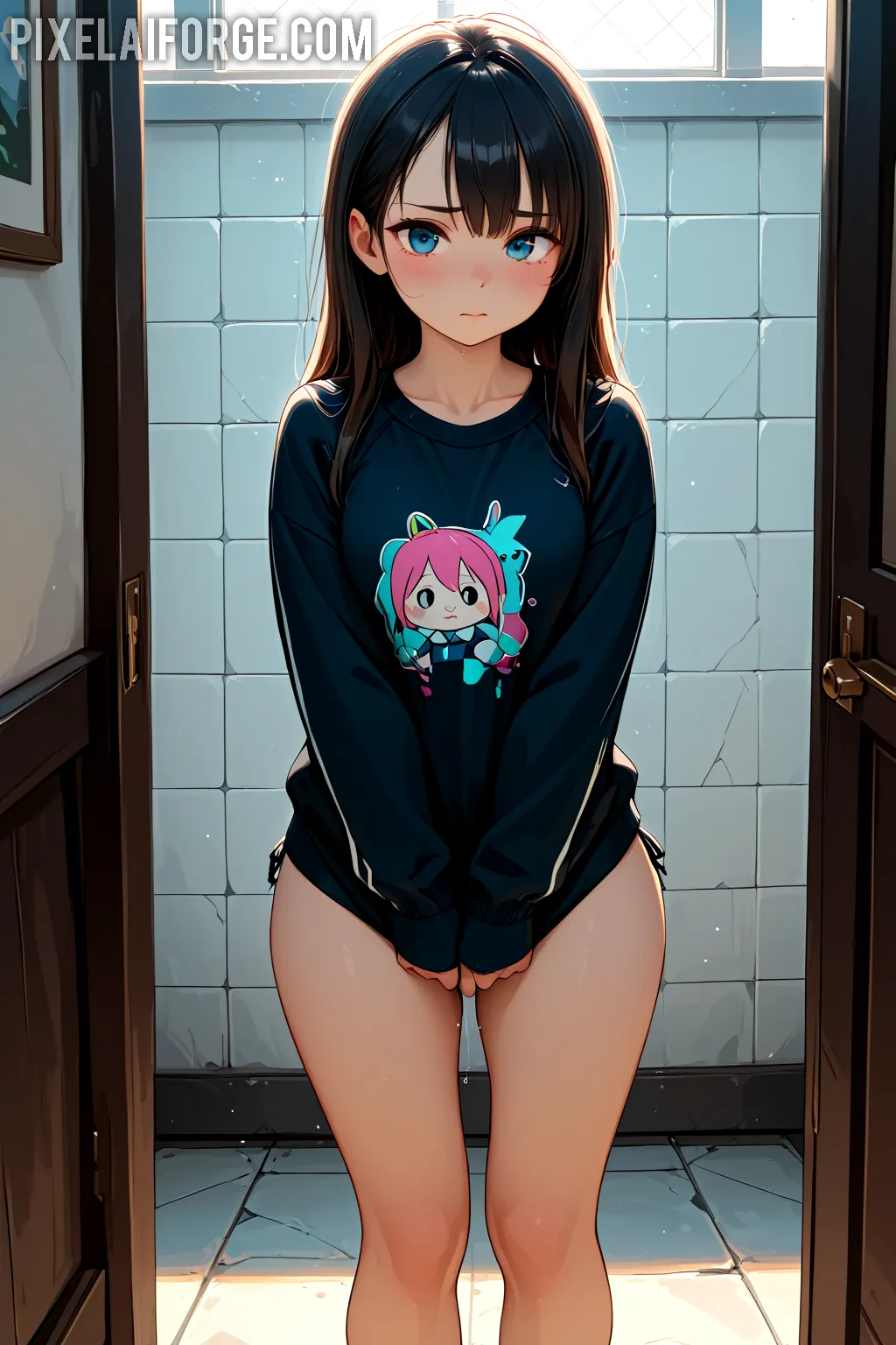 Arte hentai ilustración increíble de Floral Fantasia Elfa generado por IA