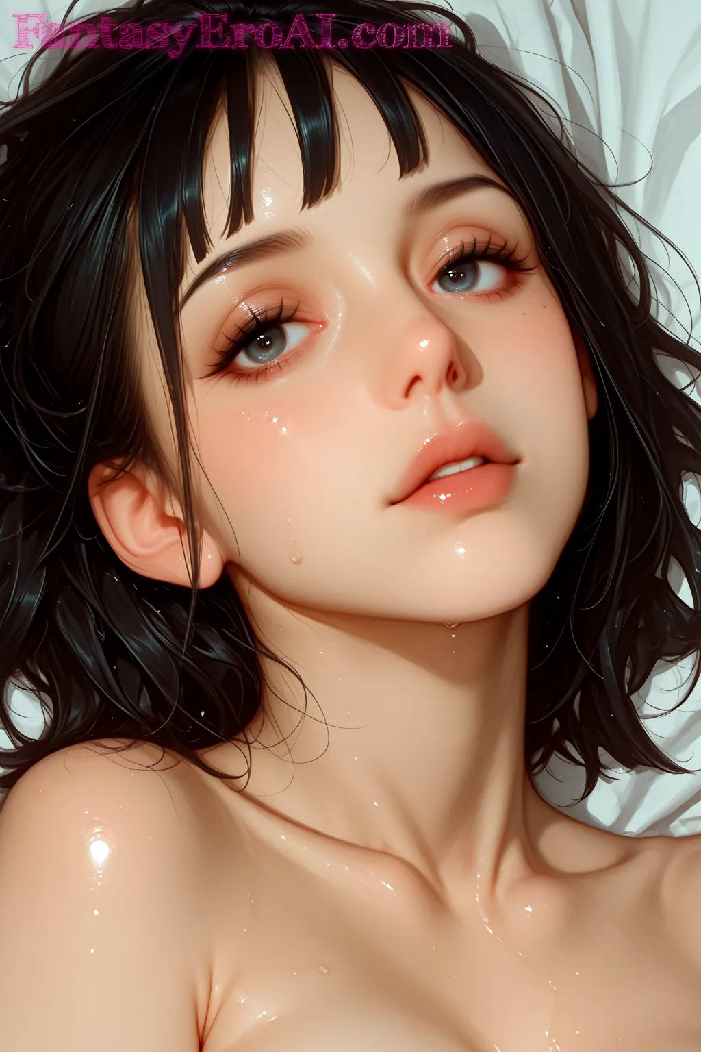 Arte hentai ilustración increíble de Fuente Vida Eterna generado por IA