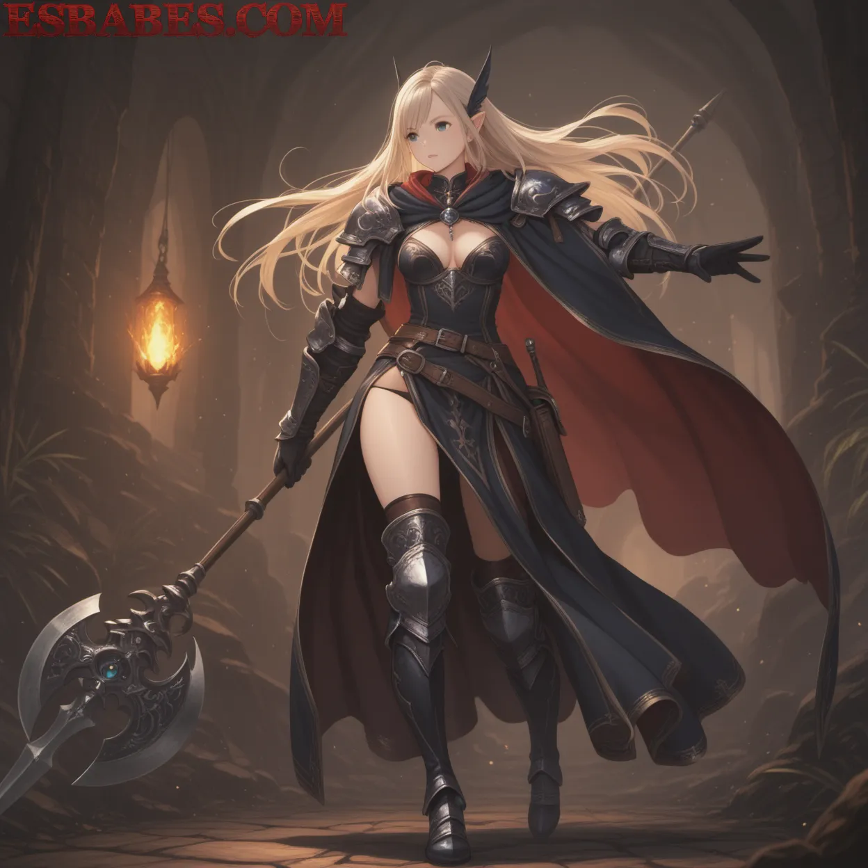 Arte hentai ilustración increíble de Hada Demoniaca generado por IA