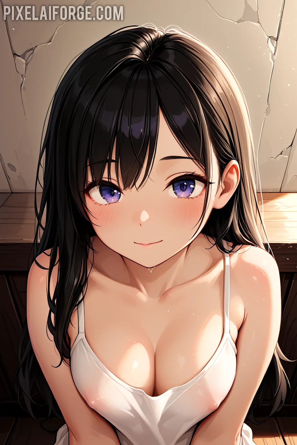 Arte hentai ilustración increíble de Hada Nocturna generado por IA