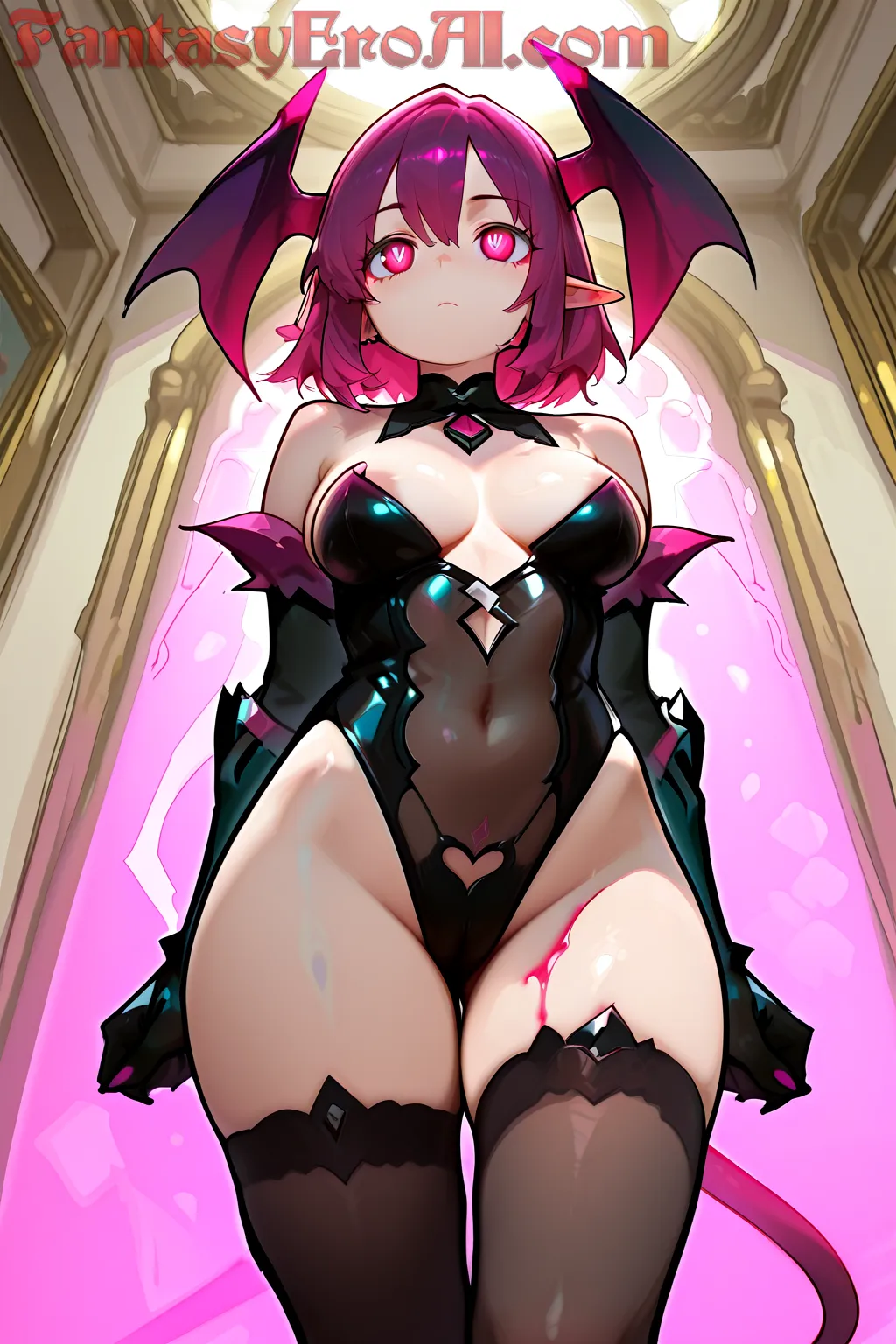 Arte hentai ilustración increíble de Hippocampus Denise generado por IA