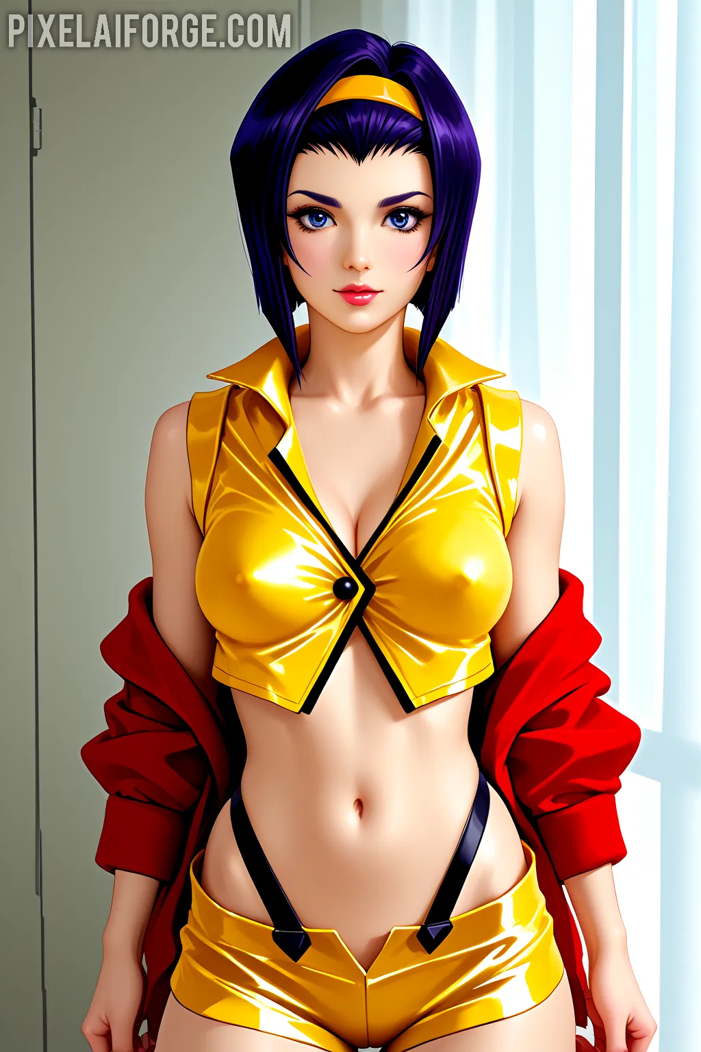 Arte hentai ilustración increíble de Horno Electrico generado por IA