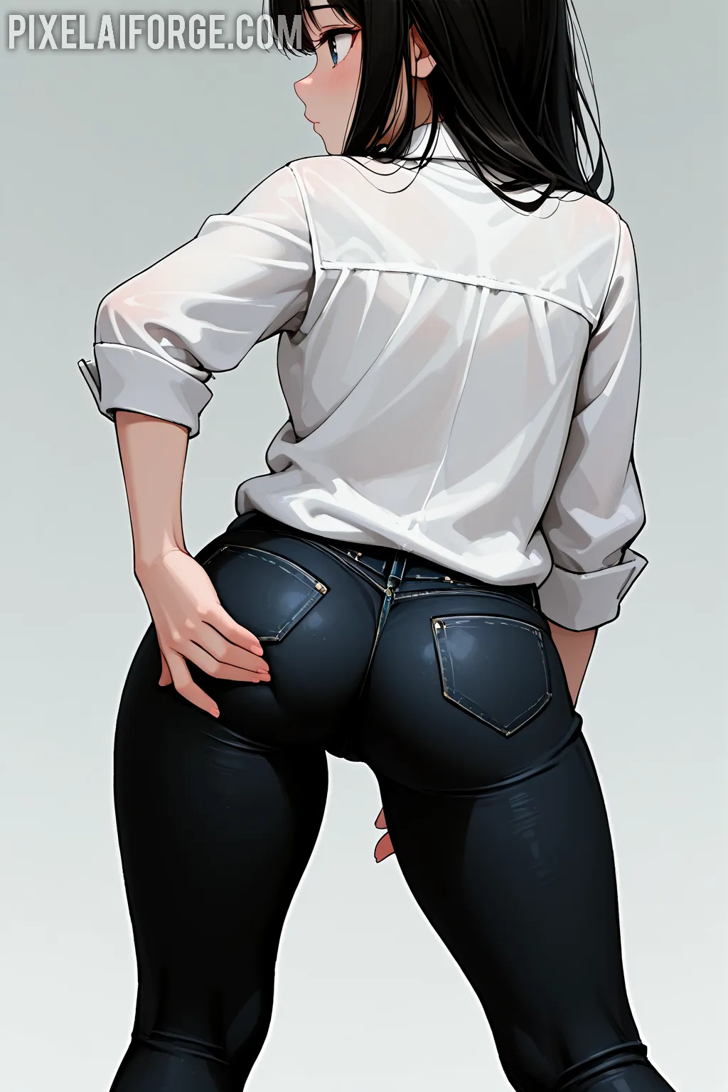 Arte hentai ilustración increíble de Ia Alquimista Torre generado por IA