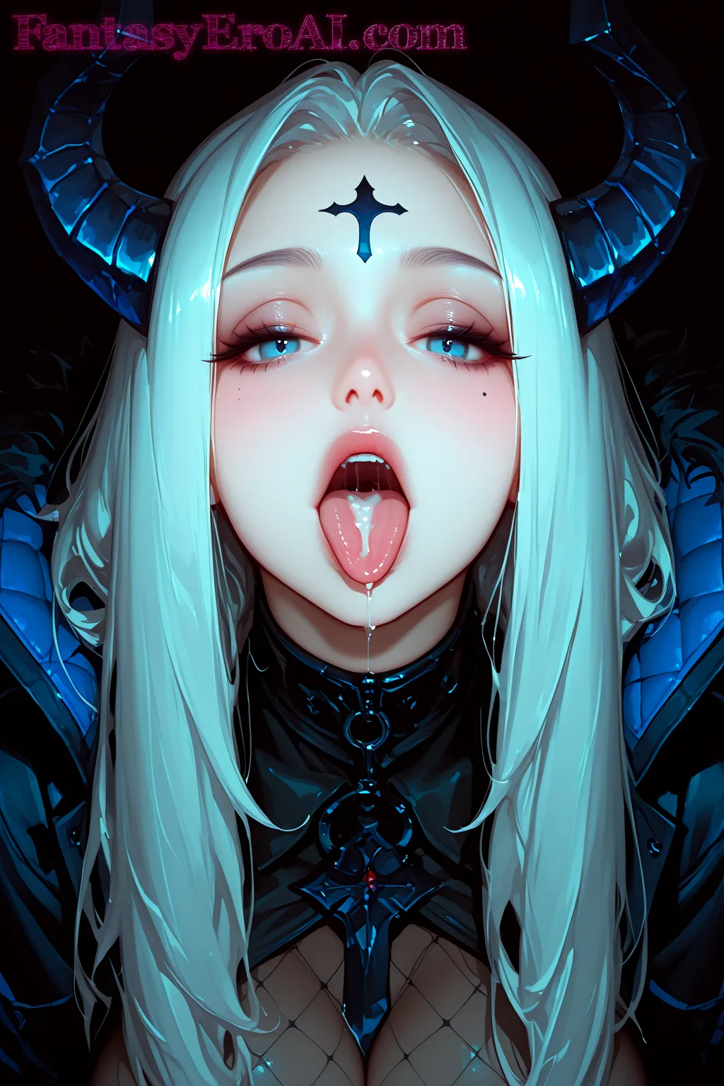 Arte hentai ilustración increíble de Lago Mistico generado por IA