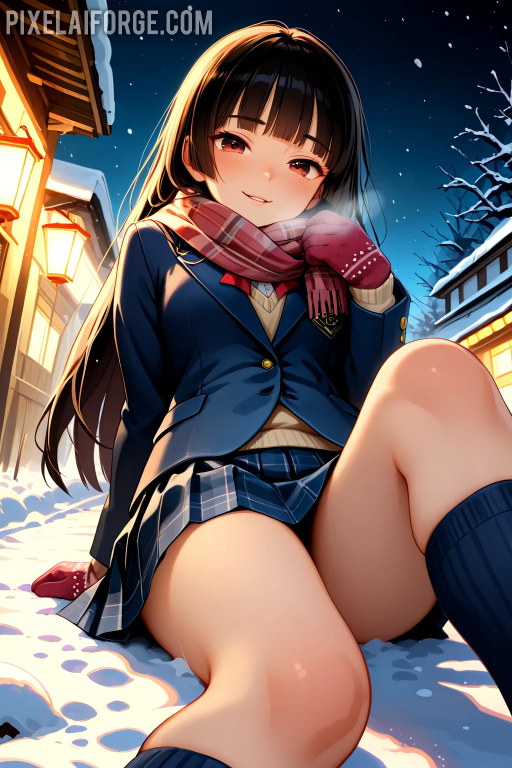 Arte hentai ilustración increíble de Motivacin Para El Fitness generado por IA