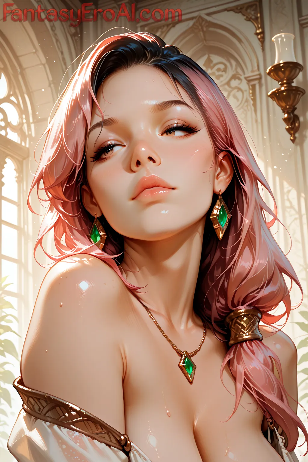 Arte hentai ilustración increíble de Pajaro Carpintero generado por IA