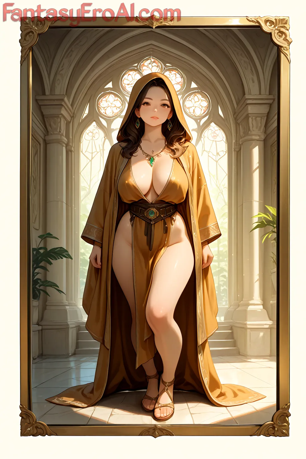 Arte hentai ilustración increíble de Panel Solar generado por IA