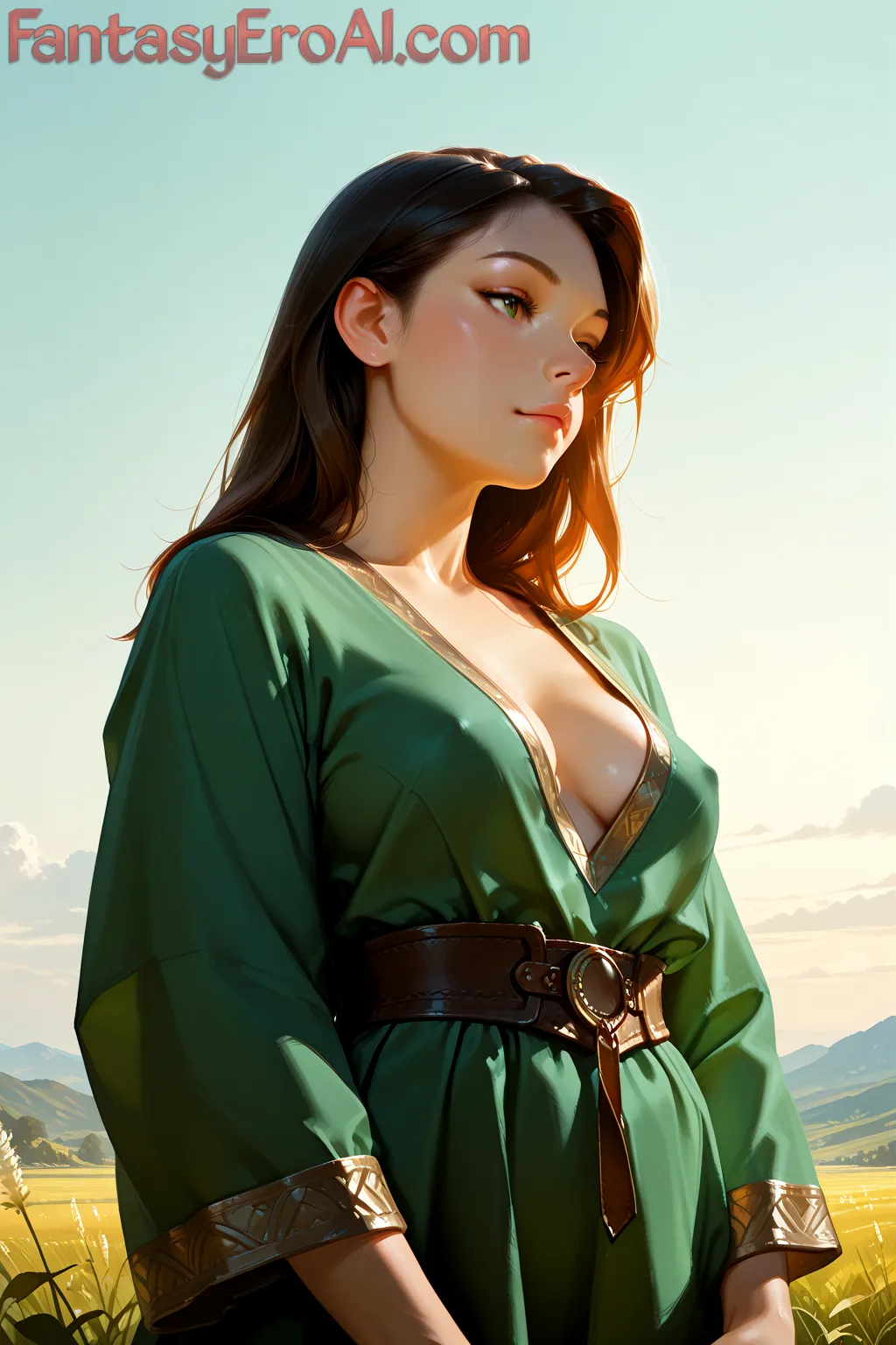 Arte hentai ilustración increíble de Samsung Mg23f301tak generado por IA