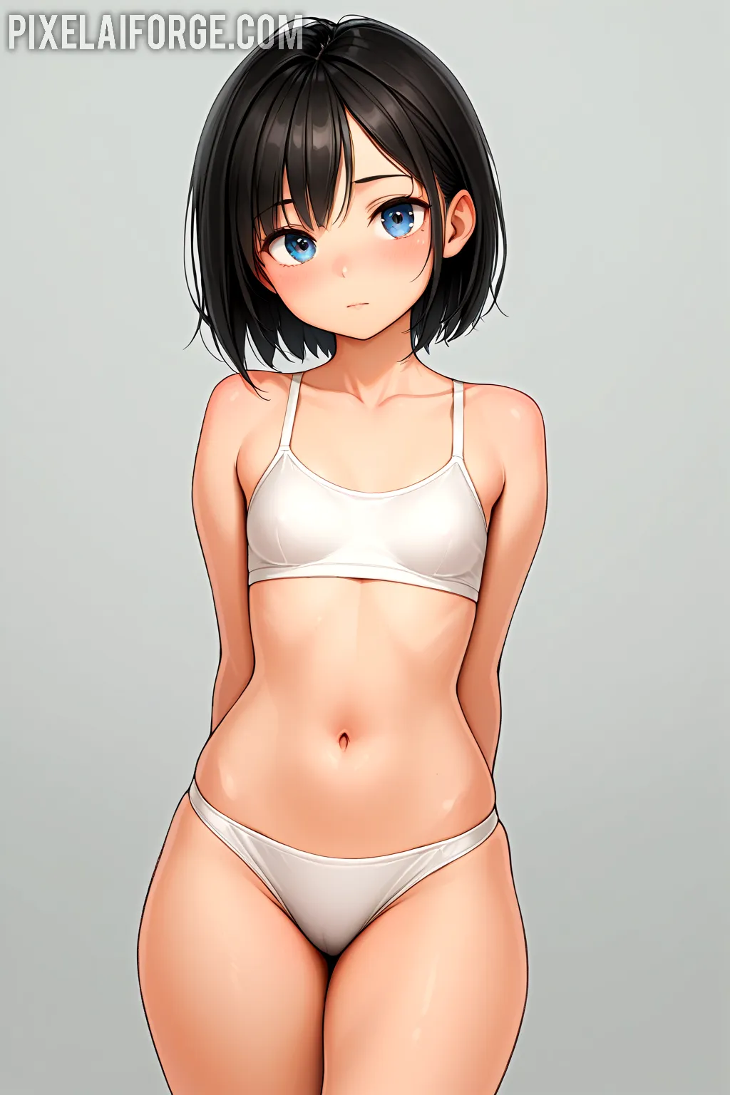 Arte hentai ilustración increíble de Sirena Coral Ia generado por IA