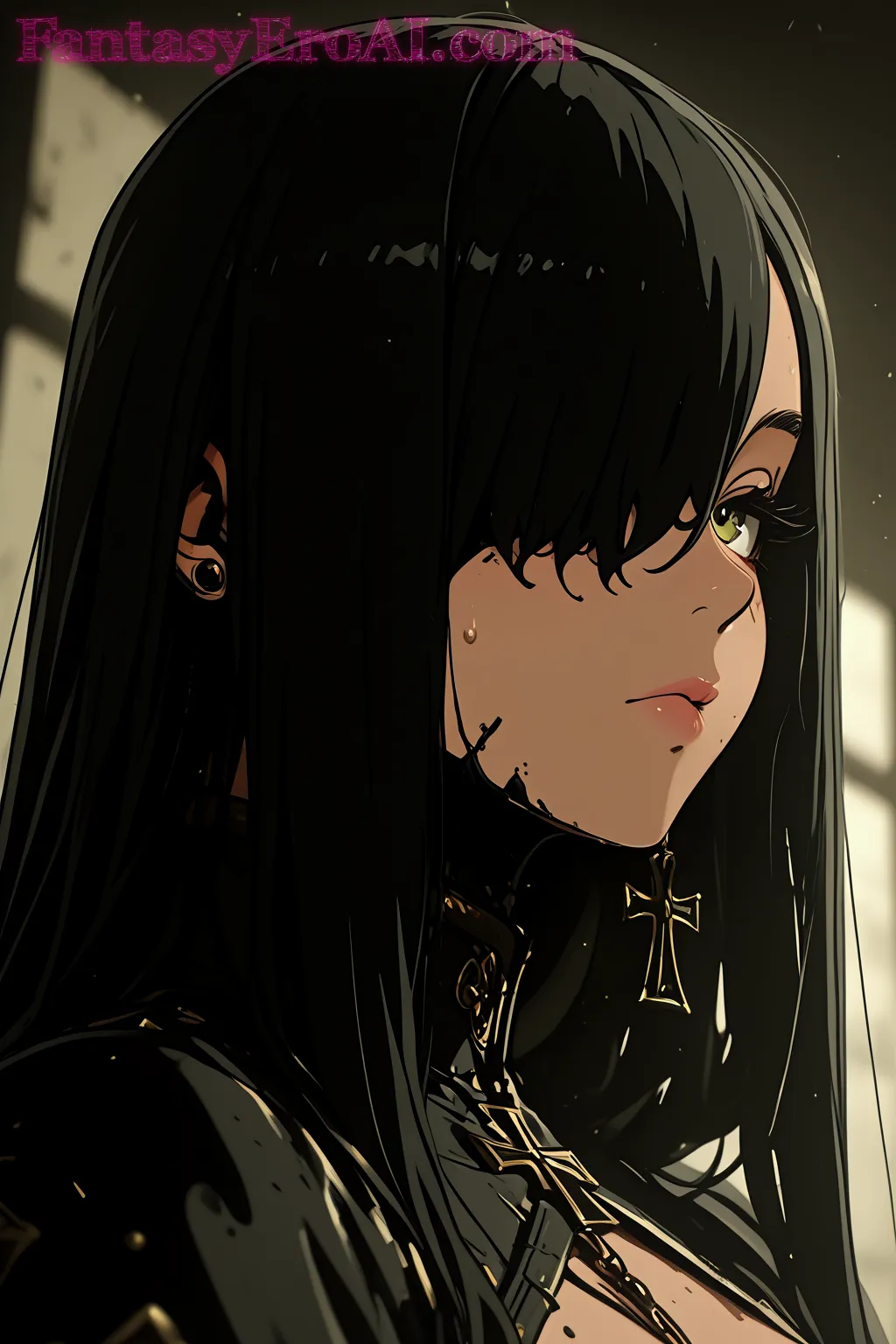 Arte hentai ilustración increíble de Smartwatch Fitness generado por IA