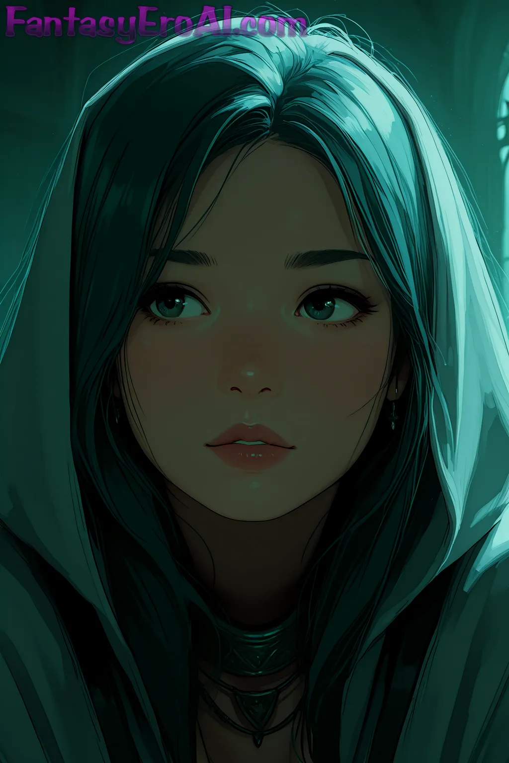 Arte hentai ilustración increíble de Ursula Corber generado por IA