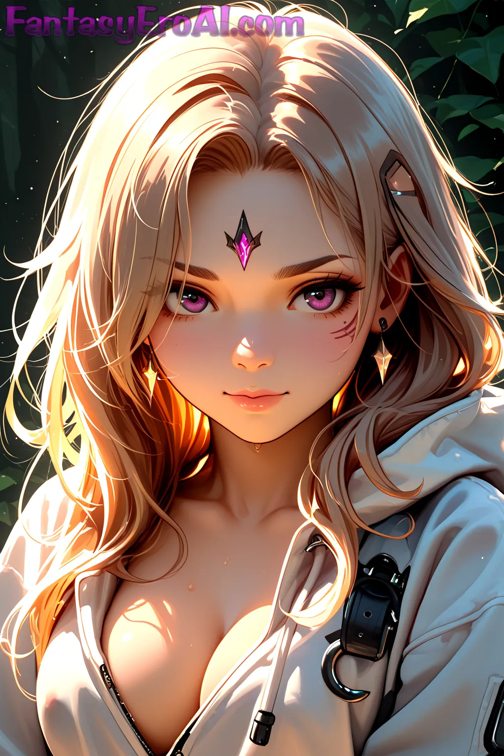 Arte hentai ilustración increíble de Waifus Complejas generado por IA