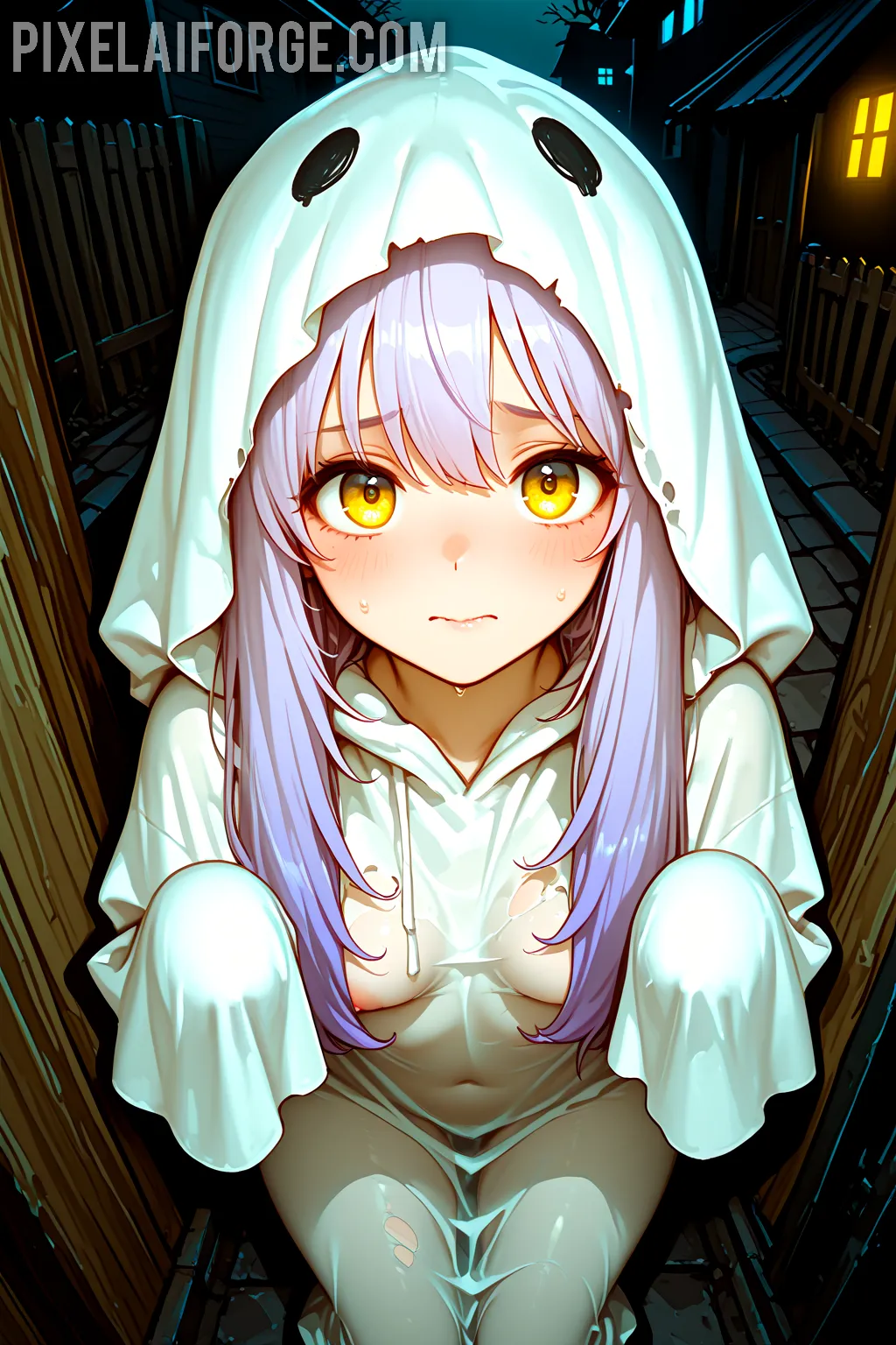 Arte hentai ilustración increíble de 16 Gb Ram generado por IA