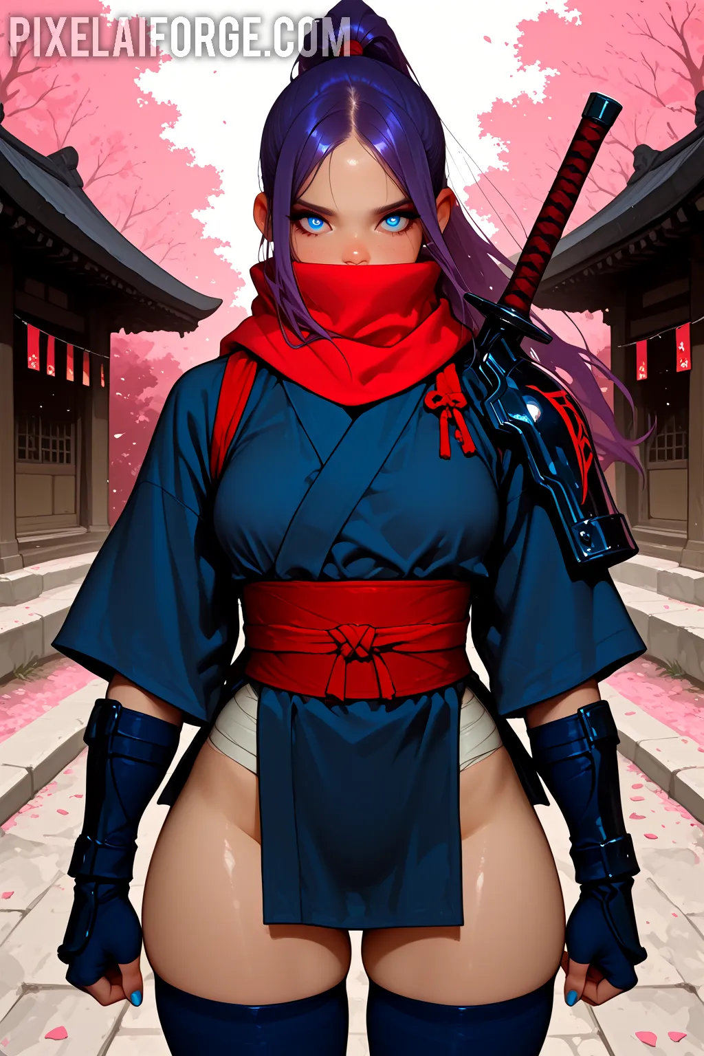 Arte hentai ilustración increíble de Acero Inoxidable generado por IA