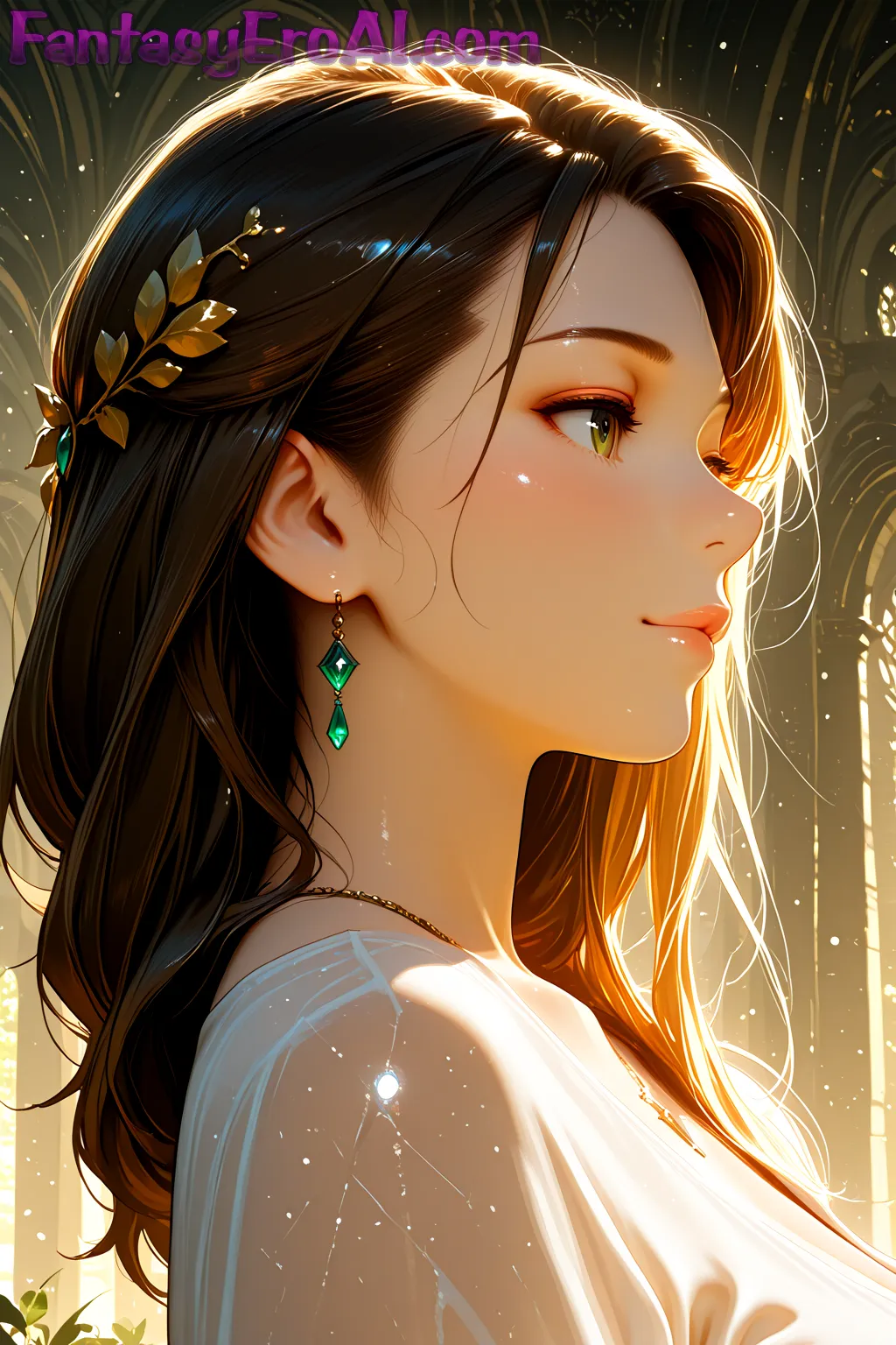 Arte hentai ilustración increíble de Arabella Raphael generado por IA